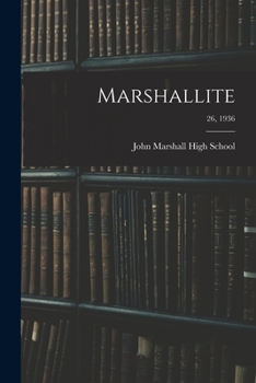 Paperback Marshallite; 26, 1936 Book