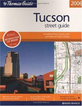 Paperback Rand McNally Tucson Street Guide: Including Pima County and Portions of Pinal County [With CDROM] Book