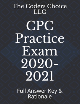 Paperback CPC Practice Exam 2020-2021: Full Answer Key & Rationale Book