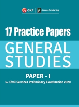 Paperback 17 Practice Papers General Studies Paper I for Civil Services Preliminary Examination 2020 Book