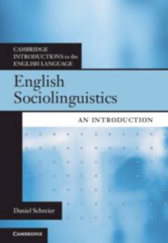 Hardcover English Sociolinguistics: An Introduction Book