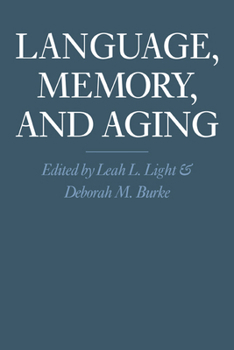 Paperback Language, Memory, and Aging Book