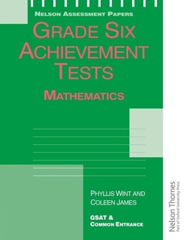 Spiral-bound Grade Six Achievement Tests Mathematics Book