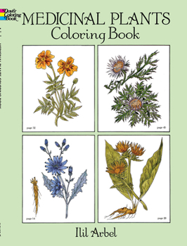 Paperback Medicinal Plants Coloring Book