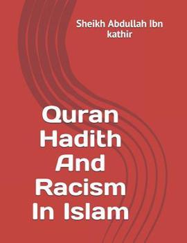 Paperback Quran Hadith And Racism In Islam Book