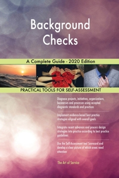 Paperback Background Checks A Complete Guide - 2020 Edition Book