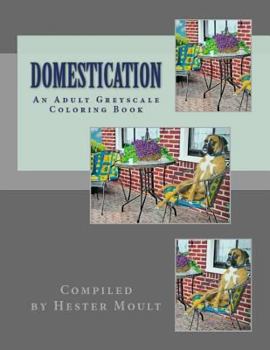 Paperback Domestication: An Adult Grayscale Coloring Book