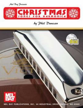Paperback Mel Bay Christmas Songs for Harmonica -Book/CD set Book