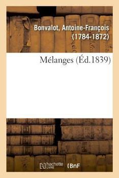 Paperback Mélanges [French] Book