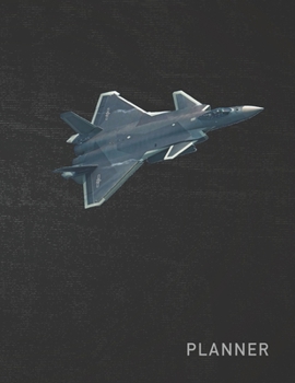 Planner: Jet Plane Orange Sunset 2 Year Monthly Planner with Note Pages (24 Months) | Jan 2020 - Dec 2021 | Month Planning | Appointment Calendar Schedule | Plan Each Day, Set Goals & Get Stuff Done