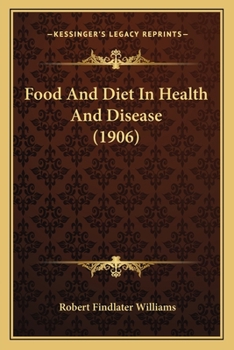 Paperback Food And Diet In Health And Disease (1906) Book