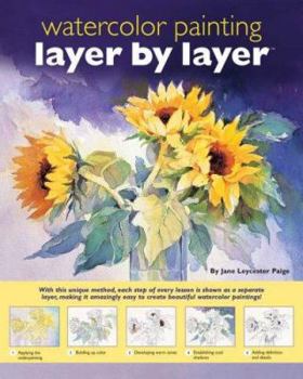 Spiral-bound Watercolor Painting Layer by Layer Book