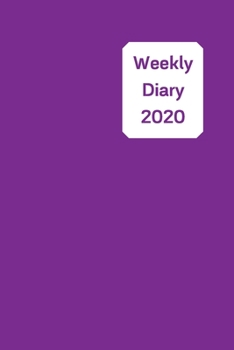 Weekly Diary: 6x9 week to a page diary planner. 12 months monthly planner, weekly diary & lined paper note pages. Perfect for teachers, students and small business owners. Purple design