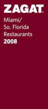 Paperback Zagat 2008 Miami/So. Florida Restaurants Book