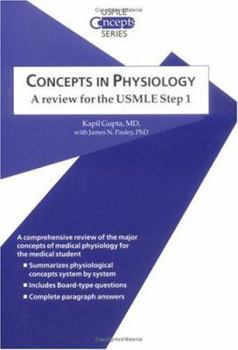 Paperback Concepts in Physiology: A Review for the USMLE, Step 1 Book