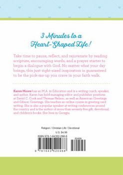 Paperback 3-Minute Devotions for a Heart-Shaped Life Book