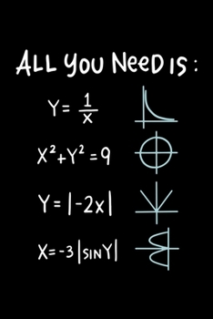 Paperback Al You Need Is Love: Notizbuch mit einem lustigen Mathe Design und ?ber 110 blanken Seiten f?r Notizen Book