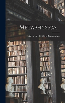 Hardcover Metaphysica... [Latin] Book