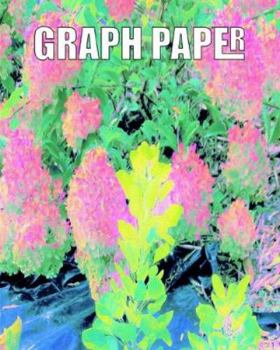 Graph Paper: Grid Paper Composition Notebook Featuring Pink Hydrangea Garden with Yellow Foliage Original Digital Oil Painting Cover Artwork