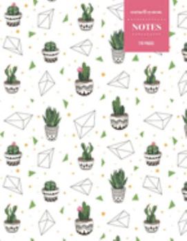 Cornell System Notes 110 Pages: Cactus Notebook for Professionals and Students, Teachers and Writers | Succulent Llama Pattern
