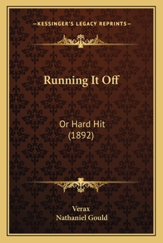 Paperback Running It Off: Or Hard Hit (1892) Book