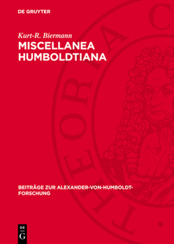 Hardcover Miscellanea Humboldtiana [German] Book
