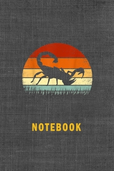 Notebook: Composition Notebook For Scorpion Lovers - Journal for Writing 6" x 9" Black Ruled Lined 110 pages- Gift for Thanksgiving Present for Holiday (Scorpion Lovers Notebook)