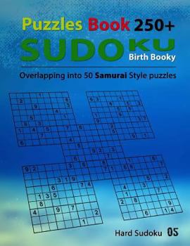 Paperback Samurai Sudoku Puzzle Book: Samurai Sudoku Puzzle Book: 250 samurai sudoku puzzles / Overlapping into 50 Samurai Style / Hard Sudoku Volume 5 Book