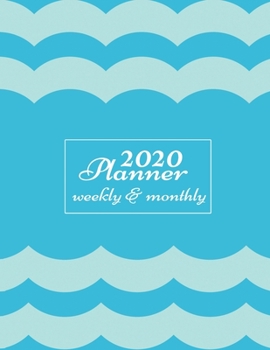 Paperback 2020 Planner Weekly And Monthly: 2020 Daily Weekly And Monthly Planner Calendar January 2020 To December 2020 - 8.5" x 11" Sized - Swimming Gifts Idea Book