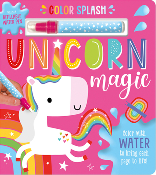 Paperback Color Splash Unicorn Magic Book