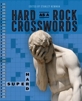 Spiral-bound Hard as a Rock Crosswords: Super Hard Book