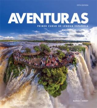 Hardcover Aventuras 5th Student Edition w/ Supersite & vText Code Book