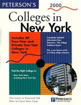 Paperback Peterson's Colleges in New York 2000 (Peterson's Guide to Colleges in New York, 16th ed) Book