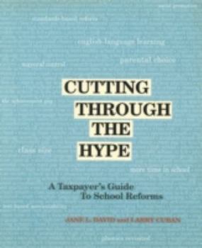 Paperback Cutting Through the Hype: A Taxpayer's Guide to School Reforms Book