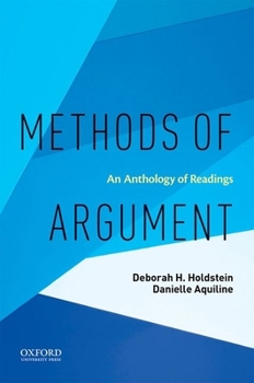 Paperback Methods of Argument: An Anthology of Readings Book