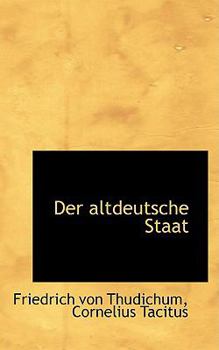 Paperback Der Altdeutsche Staat Book