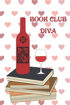 Book Club Diva: Womens Book Lovers Journal Notebook, 6 x 9 Inches,120 Lined Writing Pages, Matte Finish