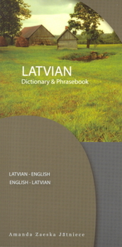 Paperback Latvian-English/English-Latvian Dictionary & Phrasebook Book