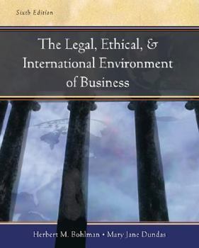Hardcover Legal, Ethical and International Environment of Business Book