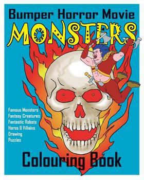 Paperback BUMPER Horror Movie Monsters Colouring Book
