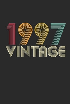 Paperback Vintage notebook paper 1997 Birthday 23th Gift Book