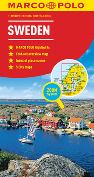 Map Sweden Marco Polo Map Book