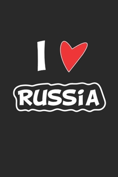 Russia: Notebook, Journal | Gift Idea for Globetrotters and Travel Fans | checkered | 6x9 | 120 pages