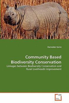 Paperback Community Based Biodiversity Conservation Book