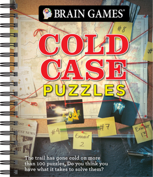 Spiral-bound Brain Games - Cold Case Puzzles Book