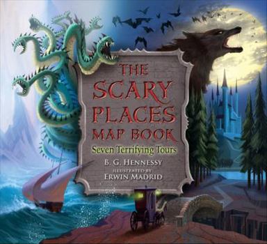 Hardcover The Scary Places Map Book: Seven Terrifying Tours Book