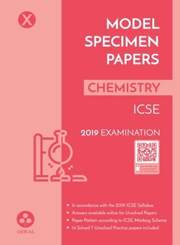 Paperback Model Specimen Papers for Chemistry Book