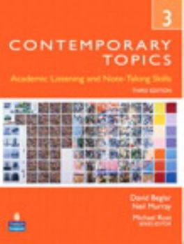 Hardcover Contemporary Topics 3 Student Book with Streaming Video Access Code Card Book