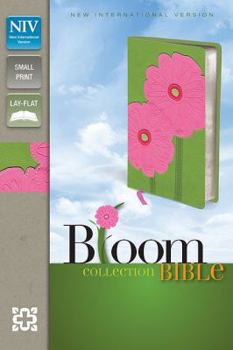Paperback Holy Bible: New International Version, Gerbera Daisies Italian Duo-Tone, Small Print, Lay-Flat Book