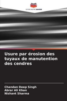 Paperback Usure par érosion des tuyaux de manutention des cendres [French] Book